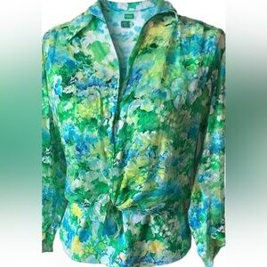 Louise since 1951 tank with shear over shirt size S polyester